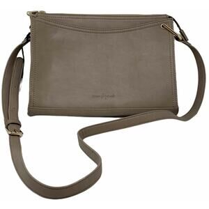 Urban Originals Taupe Medium Vegan Leather crossbody